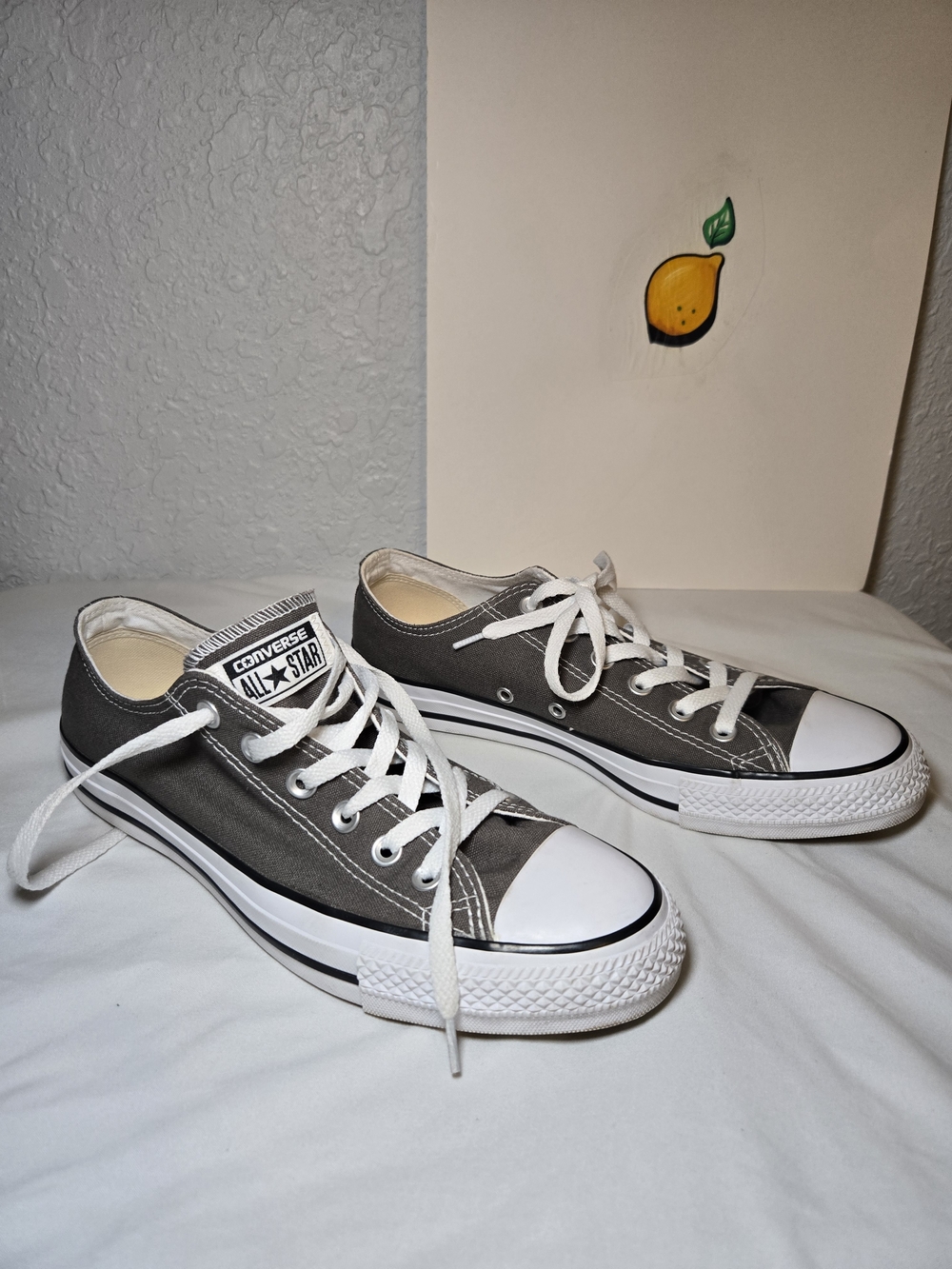 Converse All Star Low Top Sneakers in Charcoal Gray